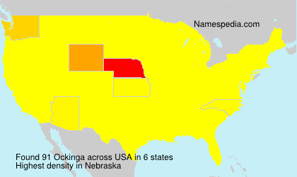 Surname Ockinga in USA Surname Ockinga in USA