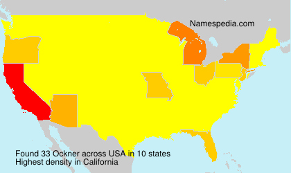 Surname Ockner in USA Surname Ockner in USA