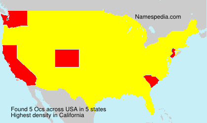 Surname Ocs in USA Surname Ocs in USA