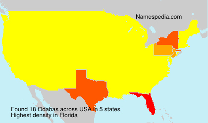 Surname Odabas in USA Surname Odabas in USA