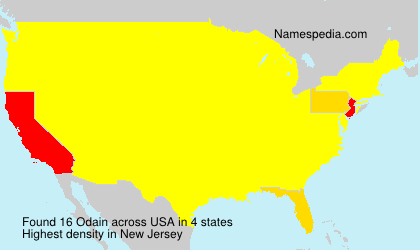Surname Odain in USA Surname Odain in USA