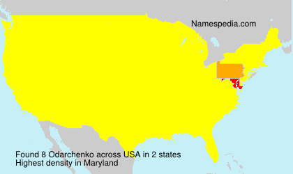Surname Odarchenko in USA Surname Odarchenko in USA