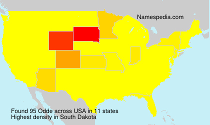 Surname Odde in USA Surname Odde in USA
