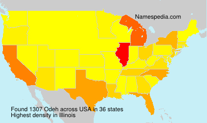 Surname Odeh in USA Surname Odeh in USA