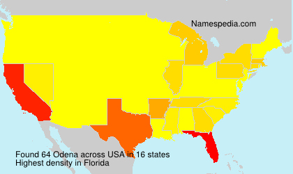 Surname Odena in USA Surname Odena in USA