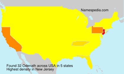 Surname Odenath in USA Surname Odenath in USA