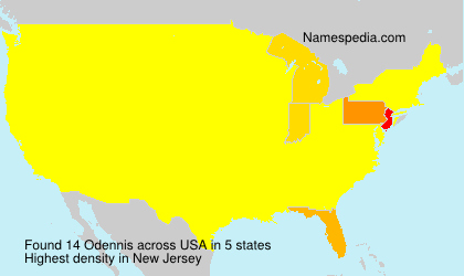 Surname Odennis in USA Surname Odennis in USA