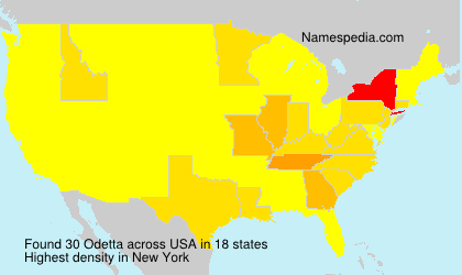 Surname Odetta in USA Surname Odetta in USA