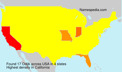 Surname Odijk in USA Surname Odijk in USA