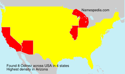 Surname Odinez in USA Surname Odinez in USA