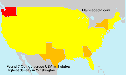Surname Odingo in USA Surname Odingo in USA