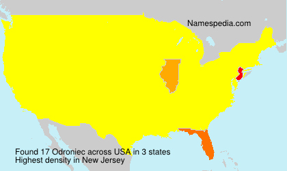 Surname Odroniec in USA Surname Odroniec in USA