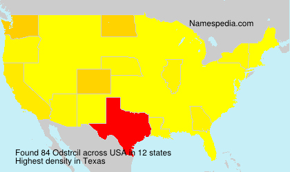 Surname Odstrcil in USA Surname Odstrcil in USA