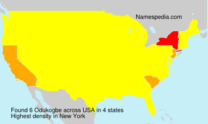 Surname Odukogbe in USA Surname Odukogbe in USA