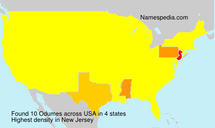 Surname Odumes in USA Surname Odumes in USA