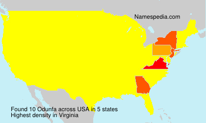 Surname Odunfa in USA Surname Odunfa in USA