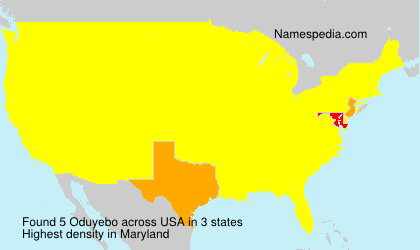 Surname Oduyebo in USA Surname Oduyebo in USA