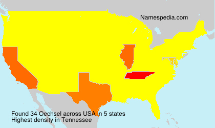 Surname Oechsel in USA Surname Oechsel in USA
