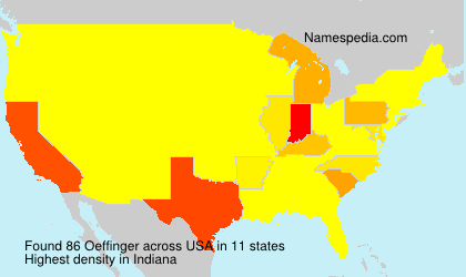 Surname Oeffinger in USA Surname Oeffinger in USA