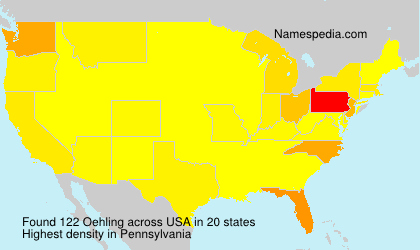Surname Oehling in USA Surname Oehling in USA
