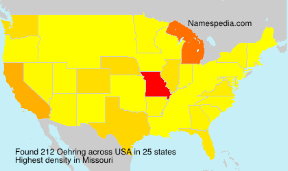 Surname Oehring in USA Surname Oehring in USA