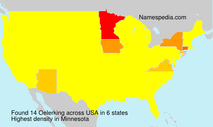 Surname Oelerking in USA Surname Oelerking in USA