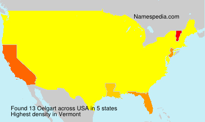 Surname Oelgart in USA Surname Oelgart in USA