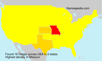 Surname Oelger in USA Surname Oelger in USA
