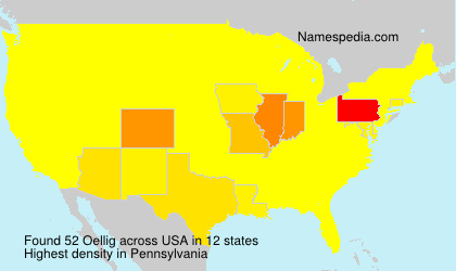 Surname Oellig in USA Surname Oellig in USA