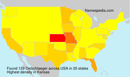 Surname Oelschlaeger in USA Surname Oelschlaeger in USA