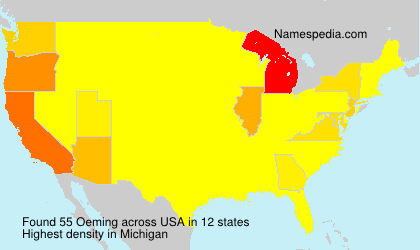 Surname Oeming in USA Surname Oeming in USA