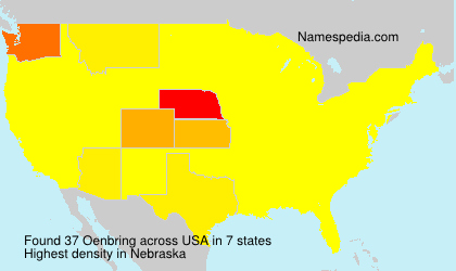 Surname Oenbring in USA Surname Oenbring in USA