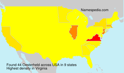 Surname Oesterheld in USA Surname Oesterheld in USA