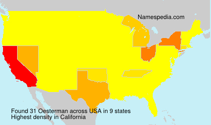 Surname Oesterman in USA Surname Oesterman in USA