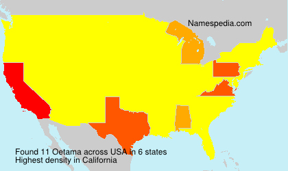 Surname Oetama in USA Surname Oetama in USA