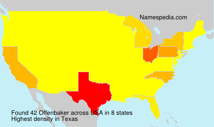 Surname Offenbaker in USA Surname Offenbaker in USA