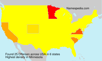 Surname Offersen in USA Surname Offersen in USA