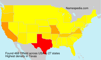 Surname Offield in USA Surname Offield in USA