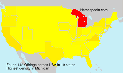 Surname Offringa in USA Surname Offringa in USA
