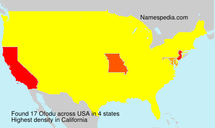 Surname Ofodu in USA Surname Ofodu in USA