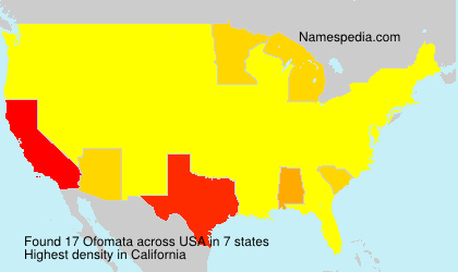 Surname Ofomata in USA Surname Ofomata in USA
