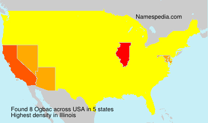 Surname Ogbac in USA Surname Ogbac in USA