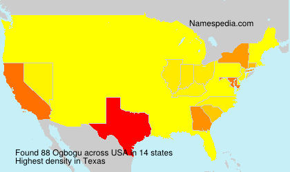 Surname Ogbogu in USA Surname Ogbogu in USA
