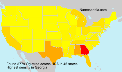 Surname Ogletree in USA Surname Ogletree in USA