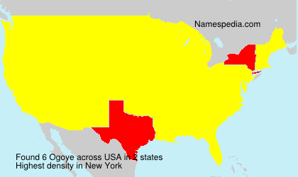 Surname Ogoye in USA Surname Ogoye in USA