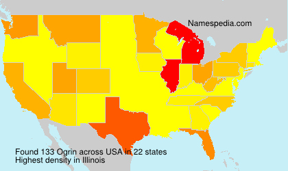 Surname Ogrin in USA Surname Ogrin in USA