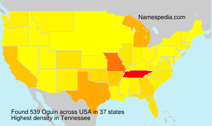 Surname Oguin in USA Surname Oguin in USA