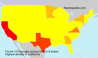 Surname Ogungbe in USA Surname Ogungbe in USA
