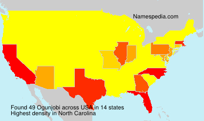 Surname Ogunjobi in USA Surname Ogunjobi in USA