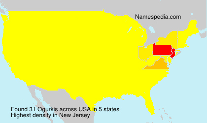 Surname Ogurkis in USA Surname Ogurkis in USA